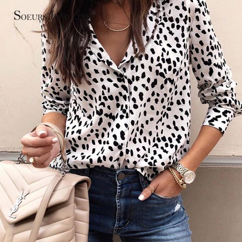 Women Blouse Tops Fashion Leopard V-Neck Elegant Slim Casual Shirt Thin Office Ladies Long Sleeve Summer Female Shirts 100229
Women Blouse Tops Fashion Leopard V-Neck Elegant Slim Casual Shirt Thin Office Ladies Long Sleeve Summer Female Shirts 100229