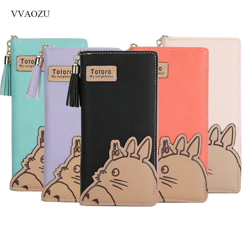 Women My Neighbor Totoro Wallets PU Leather Long Style Girls Card Holder Cartoon Cute Cat Coin Purse Phone Pocket Clutch
Women My Neighbor Totoro Wallets PU Leather Long Style Girls Card Holder Cartoon Cute Cat Coin Purse Phone Pocket Clutch