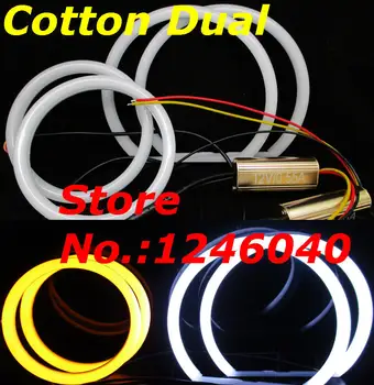 Dual color White&amber Cotton LED Angel eyes kit halo ring DRL Turn signal light for BMW 1 Series E87 04-11 With Projector
Dual color White&amber Cotton LED Angel eyes kit halo ring DRL Turn signal light for BMW 1 Series E87 04-11 With Projector