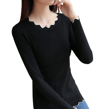 2018 New Autumn Korean Pullover Solid Butterfly Sleeve Knitted Sweaters Slim Women Pullovers Ruffles Female Bottoming Tops
2018 New Autumn Korean Pullover Solid Butterfly Sleeve Knitted Sweaters Slim Women Pullovers Ruffles Female Bottoming Tops