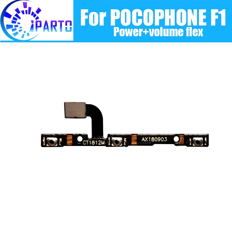 For Xiaomi POCOPHONE F1 Side Button Flex Cable 100% Original Power + Volume button Flex Cable repair parts for POCOPHONE F1
For Xiaomi POCOPHONE F1 Side Button Flex Cable 100% Original Power + Volume button Flex Cable repair parts for POCOPHONE F1