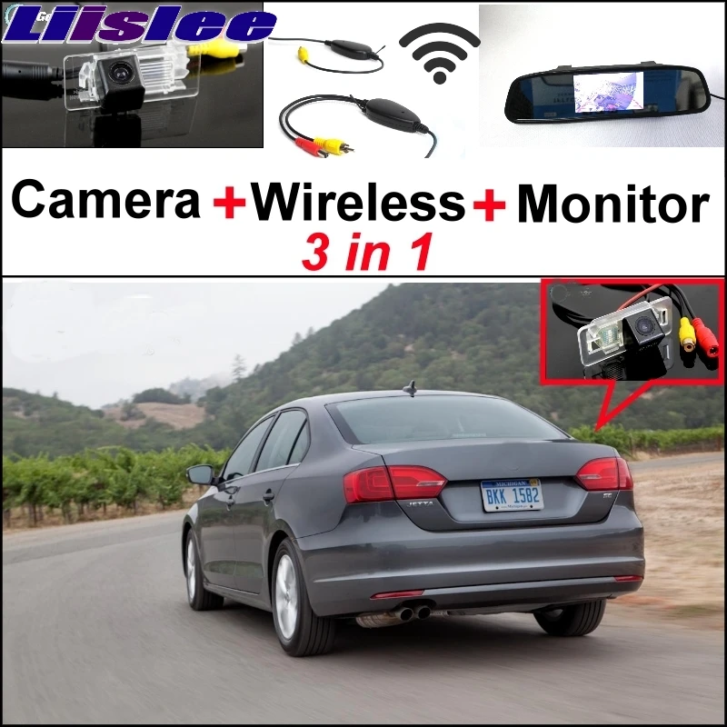 Liislee Special Camera + Wireless Receiver + Mirror Monitor Parking System For Volkswagen VW Jetta MK6 A6 1B Sagitar 2011~2015
Liislee Special Camera + Wireless Receiver + Mirror Monitor Parking System For Volkswagen VW Jetta MK6 A6 1B Sagitar 2011~2015