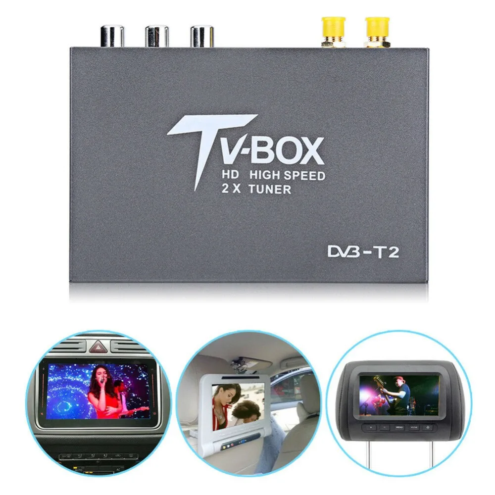 1080P HD DVB-T2 Car Auto Digital TV Box Receiver 2 Antenna Tuners Remote Control
1080P HD DVB-T2 Car Auto Digital TV Box Receiver 2 Antenna Tuners Remote Control