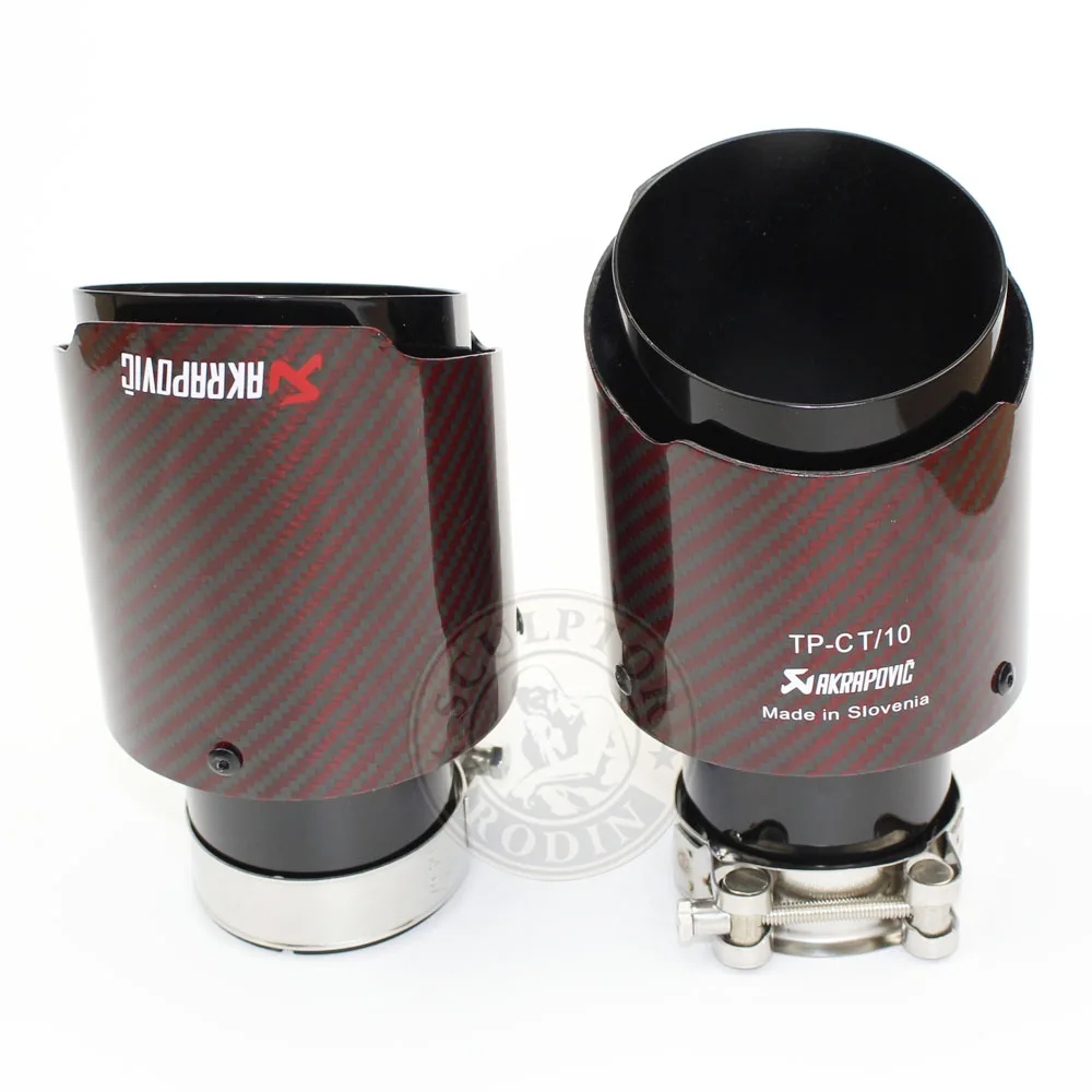 Free Shipping RED universal various sizes akrapovic carbon fibre car exhaust muffler tip straight Glossy twill +black
Free Shipping RED universal various sizes akrapovic carbon fibre car exhaust muffler tip straight Glossy twill +black