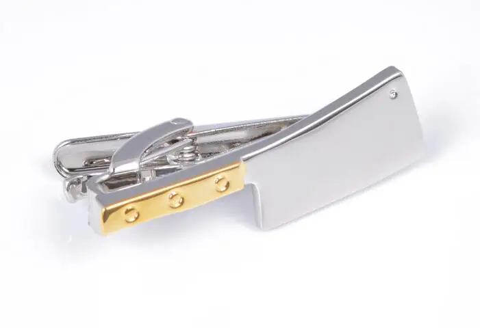 Tie Clips Novelty Kitchen Knife Shape Design Tie Clip Suit Clasp Clip Tie Clips Bar Pins Men's Gift Fashion Jewelry 15pcs/lot
Tie Clips Novelty Kitchen Knife Shape Design Tie Clip Suit Clasp Clip Tie Clips Bar Pins Men's Gift Fashion Jewelry 15pcs/lot
