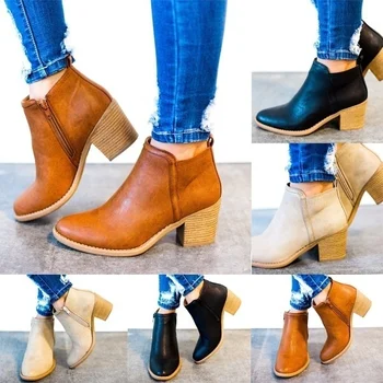 2018 Casual Style Women Ankle Boots Autumn Winter High Thick Heel Sexy Women Boots Cool Women Basic Leather Boots Shoes a897
2018 Casual Style Women Ankle Boots Autumn Winter High Thick Heel Sexy Women Boots Cool Women Basic Leather Boots Shoes a897