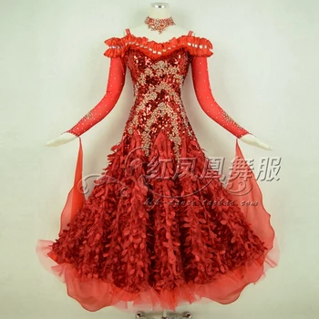 New style Ballroom dance costumes sexy senior flowers stones ballroom dance dress for women ballroom dance dresses S-4XL
New style Ballroom dance costumes sexy senior flowers stones ballroom dance dress for women ballroom dance dresses S-4XL