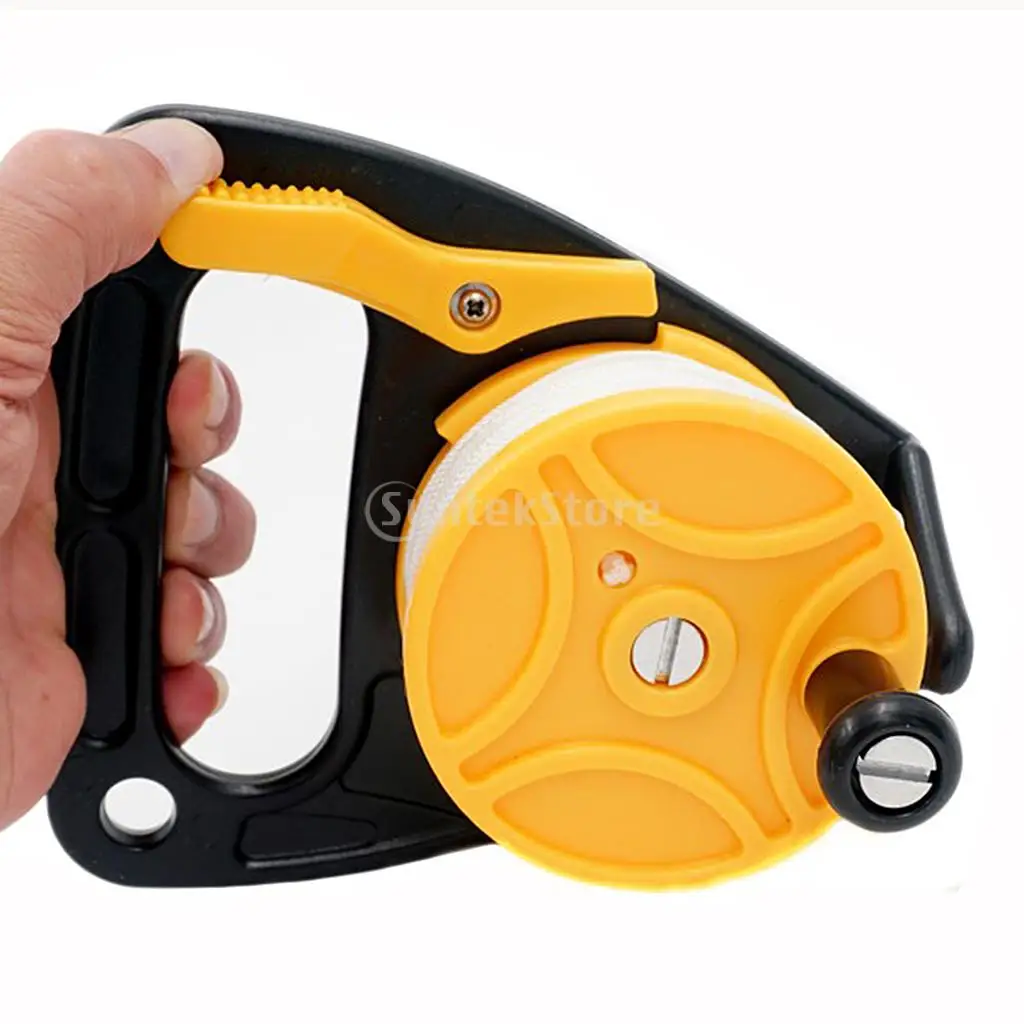 Heavy Duty SMB Reel Dive Wreck Underwater Scuba Diving Dive Reel 150ft Line with Thumb Stopper