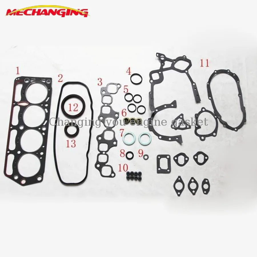 FOR TOYOTA HILUX II Pickup 2.0 LITEACE Box 1.8 2Y 3Y Engine Rebuilding Kits Full Gasket Engine Gasket 04111-73029 50098600
FOR TOYOTA HILUX II Pickup 2.0 LITEACE Box 1.8 2Y 3Y Engine Rebuilding Kits Full Gasket Engine Gasket 04111-73029 50098600