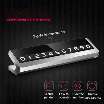 Alloy Metal Parking Number Card Rotatable Metal Hidden Temporary Stop Sign Car Parking Temporarily Parking Card Styling Decals
Alloy Metal Parking Number Card Rotatable Metal Hidden Temporary Stop Sign Car Parking Temporarily Parking Card Styling Decals