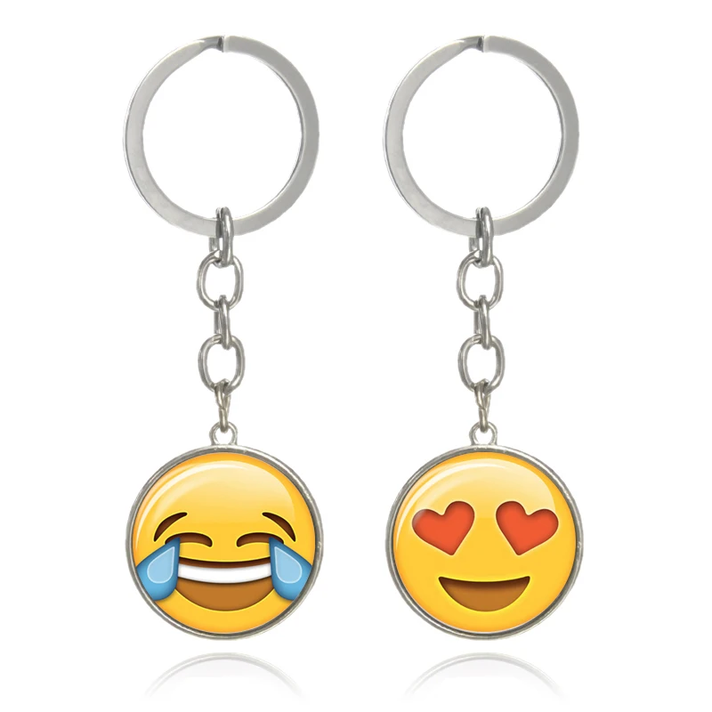 New fashion jewelry Lovely glass Emoji face Alloy Key Chain For Women Girl Bag Keychain Charm Pendant Jewelry Aceessorie
New fashion jewelry Lovely glass Emoji face Alloy Key Chain For Women Girl Bag Keychain Charm Pendant Jewelry Aceessorie