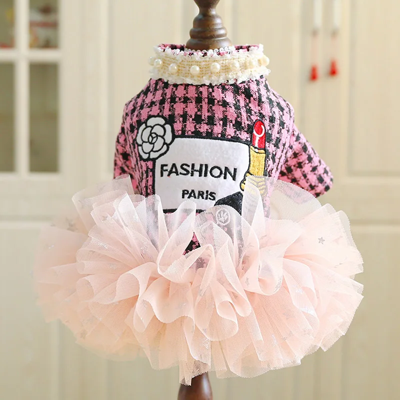 Luxury Pearl Lace Dog Wedding Dress for Small Dogs Winter Pet Cat Skirt Clothes Chihuahua Yorkshire Clothing Dogs Pets Dresses
Luxury Pearl Lace Dog Wedding Dress for Small Dogs Winter Pet Cat Skirt Clothes Chihuahua Yorkshire Clothing Dogs Pets Dresses