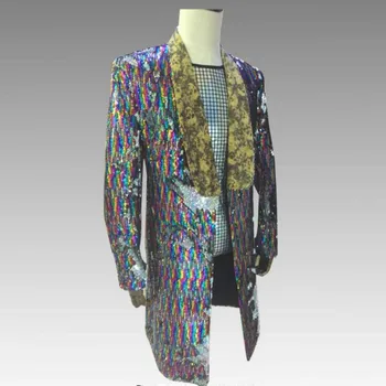European and American style men's suits, color sequins, night clubs, bar singers, coats, clothing, fashion suits,
European and American style men's suits, color sequins, night clubs, bar singers, coats, clothing, fashion suits,