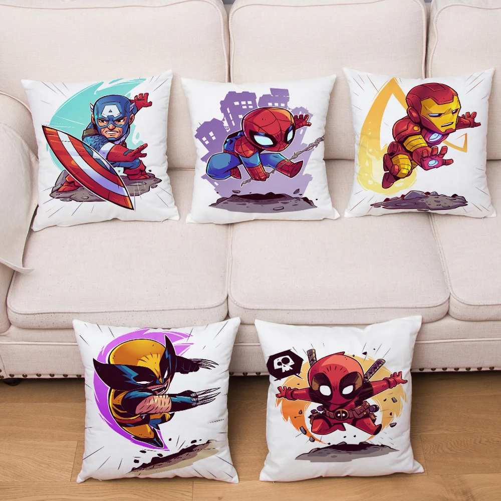 Cartoon Star Wars Marvel Pillow Cover Super Soft Short Plush Cushion Covers 45*45 Throw Pillow Case Sofa Home Decor Pillowcase
Cartoon Star Wars Marvel Pillow Cover Super Soft Short Plush Cushion Covers 45*45 Throw Pillow Case Sofa Home Decor Pillowcase