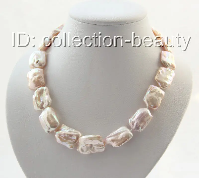 Free shipping hot sale Women Bridal Wedding Jewelry >>stunning big 26mm baroque pink freshwater cultured pearl necklace
Free shipping hot sale Women Bridal Wedding Jewelry >>stunning big 26mm baroque pink freshwater cultured pearl necklace