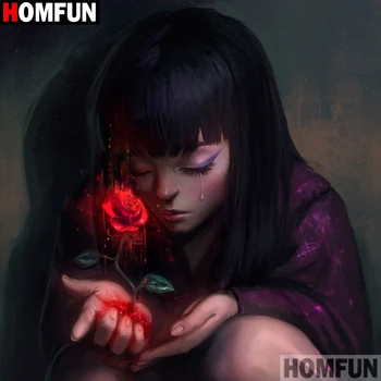 HOMFUN 5D Diamond "Girl flower" Diamond Embroidery Full Round/ Square Diy Diamond Painting Cross Stitch Home Decor A26063
HOMFUN 5D Diamond "Girl flower" Diamond Embroidery Full Round/ Square Diy Diamond Painting Cross Stitch Home Decor A26063
