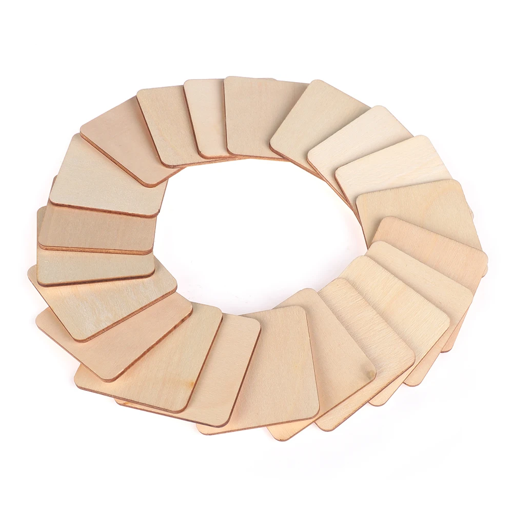 10/50/100pcs Square Unfinished Wood Pieces Blank Plaque for DIY Craft Pyrography Projects Games Building Model Hanging Tags
10/50/100pcs Square Unfinished Wood Pieces Blank Plaque for DIY Craft Pyrography Projects Games Building Model Hanging Tags