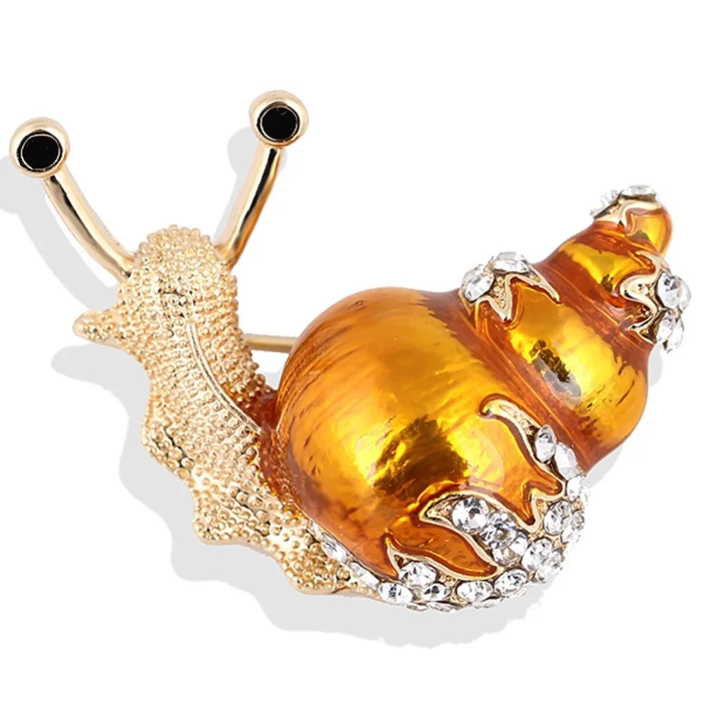 3 Colors Rhinestone Snail Brooches For Women Men Small Insect Brooch Pins Party Fashion Accessories High Quality
3 Colors Rhinestone Snail Brooches For Women Men Small Insect Brooch Pins Party Fashion Accessories High Quality