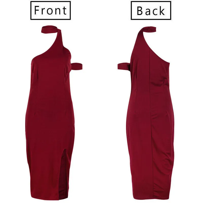 Fashion Women Solid Dress Prom Sleeveless Evening Party Strapless Dress Casual Long Sundress Polyester Split Dress For Lady
Fashion Women Solid Dress Prom Sleeveless Evening Party Strapless Dress Casual Long Sundress Polyester Split Dress For Lady