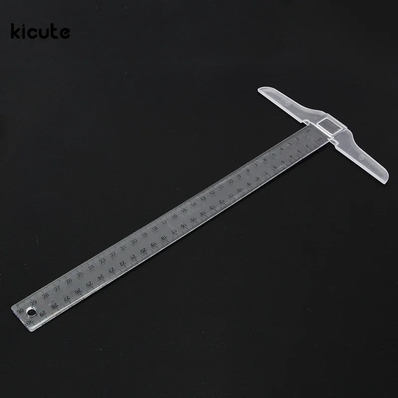 1Pcs 12" Plastic T Shape Ruler Clear Transparent Measurements Straight Ruler Measure Tool for Drawing Painting Supplies
1Pcs 12" Plastic T Shape Ruler Clear Transparent Measurements Straight Ruler Measure Tool for Drawing Painting Supplies