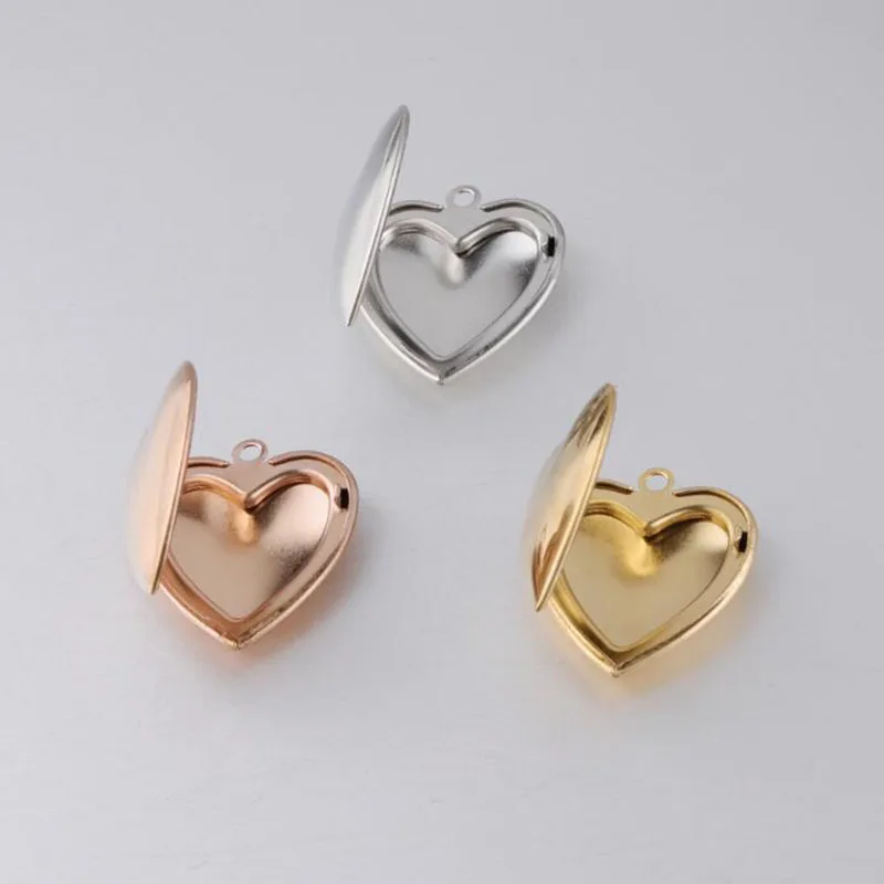 5pcs/Lot Stainless Steel Mirror Polished Heart Shaped Charms Locket Put Photos for Couple Jewelry Making DIY Accessory
5pcs/Lot Stainless Steel Mirror Polished Heart Shaped Charms Locket Put Photos for Couple Jewelry Making DIY Accessory