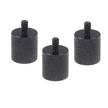 This item Adasea 3 Pack 5/8"-27 Female to 1/4"-20 Male Screw Adapter Microphone Stand Mount for Camera Stud,Black
This item Adasea 3 Pack 5/8"-27 Female to 1/4"-20 Male Screw Adapter Microphone Stand Mount for Camera Stud,Black