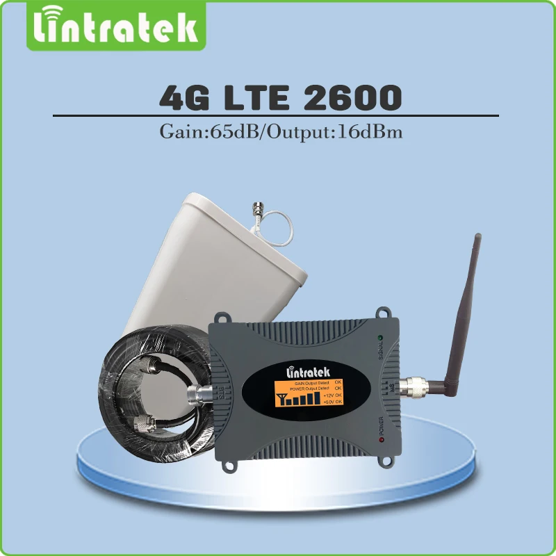 Gain 65dB 4G LTE 2600 Mobile Signal Booster (LTE Band 7) 4G LTE 2600mhz CellPhone Signal Repeater @7.4
Gain 65dB 4G LTE 2600 Mobile Signal Booster (LTE Band 7) 4G LTE 2600mhz CellPhone Signal Repeater @7.4
