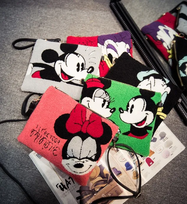 Hot Sale Fashion cartoon pattern Mickey & Minnie Female Handbag clutch evening bag messenger bag shoulder bag envelope bag flap
Hot Sale Fashion cartoon pattern Mickey & Minnie Female Handbag clutch evening bag messenger bag shoulder bag envelope bag flap