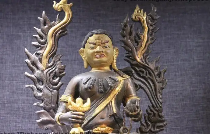 Tibet Buddhism Pure Bronze Gilt Fudo-Myoo Acalanatha Bodhisattva Buddha Statue
Tibet Buddhism Pure Bronze Gilt Fudo-Myoo Acalanatha Bodhisattva Buddha Statue