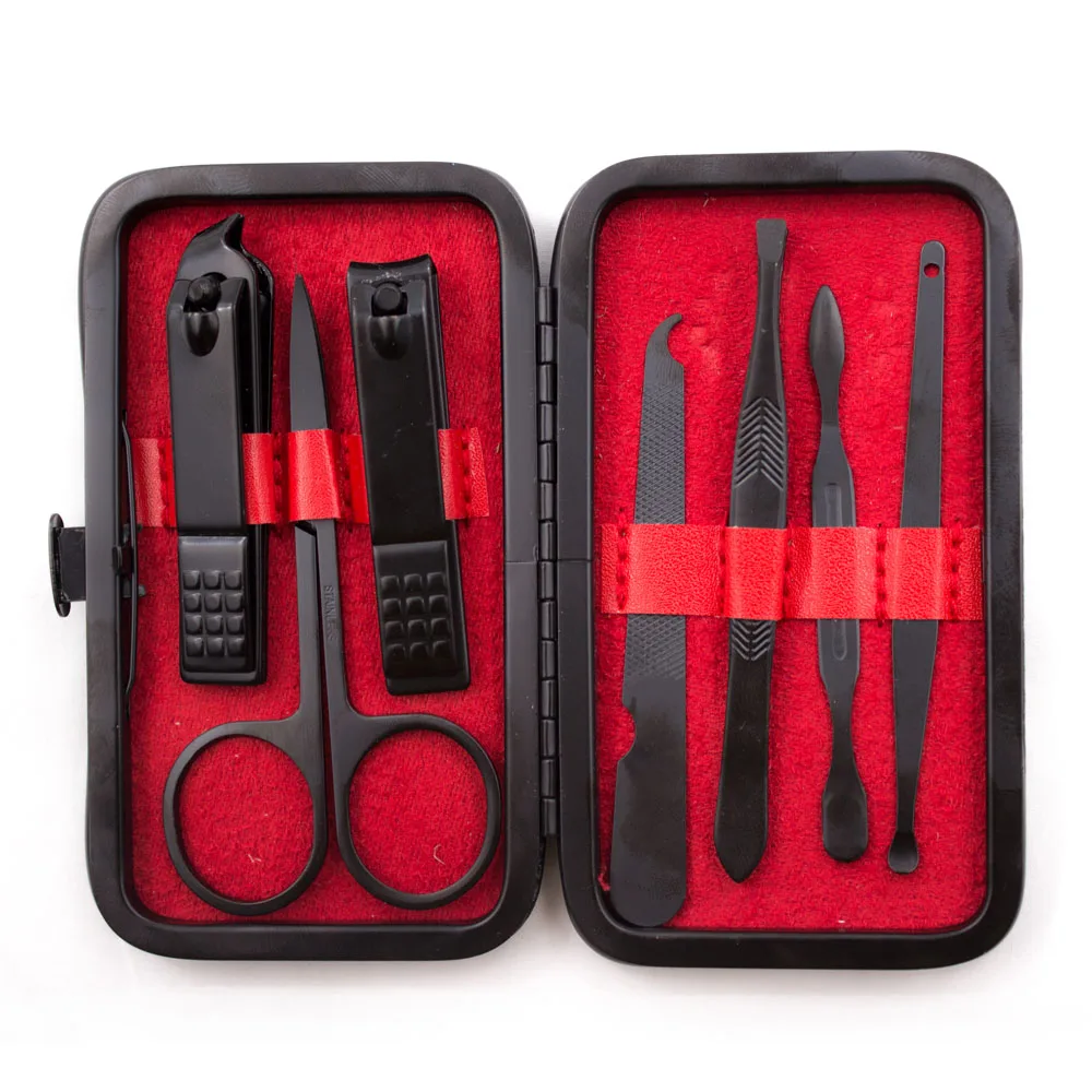 Home Manicure Set & Kit 7PCS Stainless Steel Nail Clipper Nail File Cuticle Pusher Makeup Scissor Nail Care Tools Pedicure Sets
Home Manicure Set & Kit 7PCS Stainless Steel Nail Clipper Nail File Cuticle Pusher Makeup Scissor Nail Care Tools Pedicure Sets