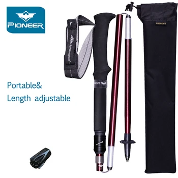 Trekking Poles 1 Pair Adjustable Hiking Walking Sticks Strong & Lightweight Aluminum 7075 Folding Portable Alpenstocks Red/Blue
Trekking Poles 1 Pair Adjustable Hiking Walking Sticks Strong & Lightweight Aluminum 7075 Folding Portable Alpenstocks Red/Blue