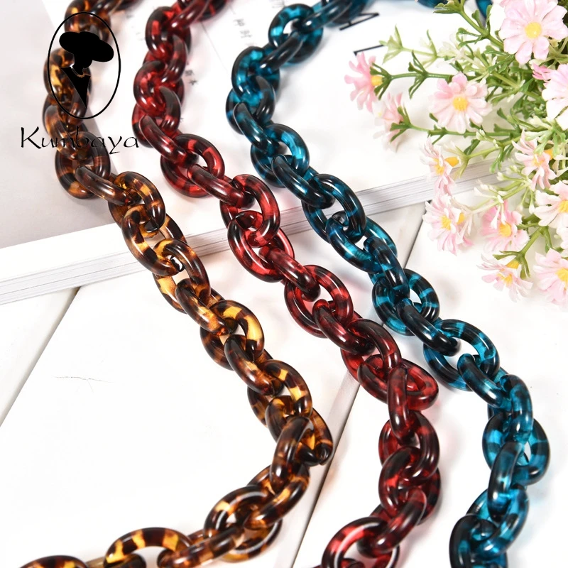 1.0 Meter 17*24mm Acrylic Necklace Strands Parts Linked Bag Chains Women Jewelry DIY Accessories Glasses Chains Components N026
1.0 Meter 17*24mm Acrylic Necklace Strands Parts Linked Bag Chains Women Jewelry DIY Accessories Glasses Chains Components N026