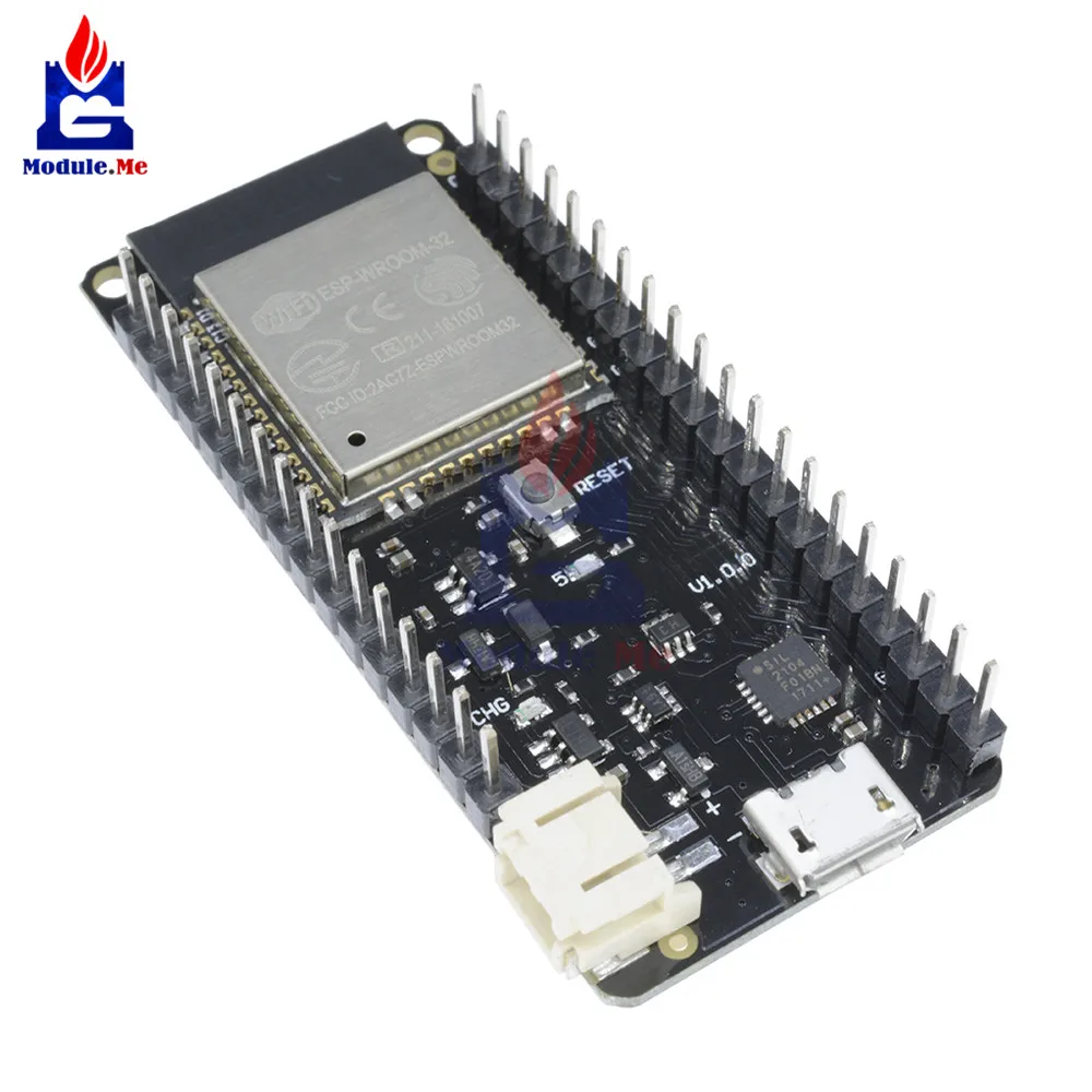 4MB Flash WIFI Bluetooth Wireless Card Based Board ESP-32 ESP32 ESP32S ESP-32S Dual Core Mode CPU Module Micro USB 500mA
4MB Flash WIFI Bluetooth Wireless Card Based Board ESP-32 ESP32 ESP32S ESP-32S Dual Core Mode CPU Module Micro USB 500mA