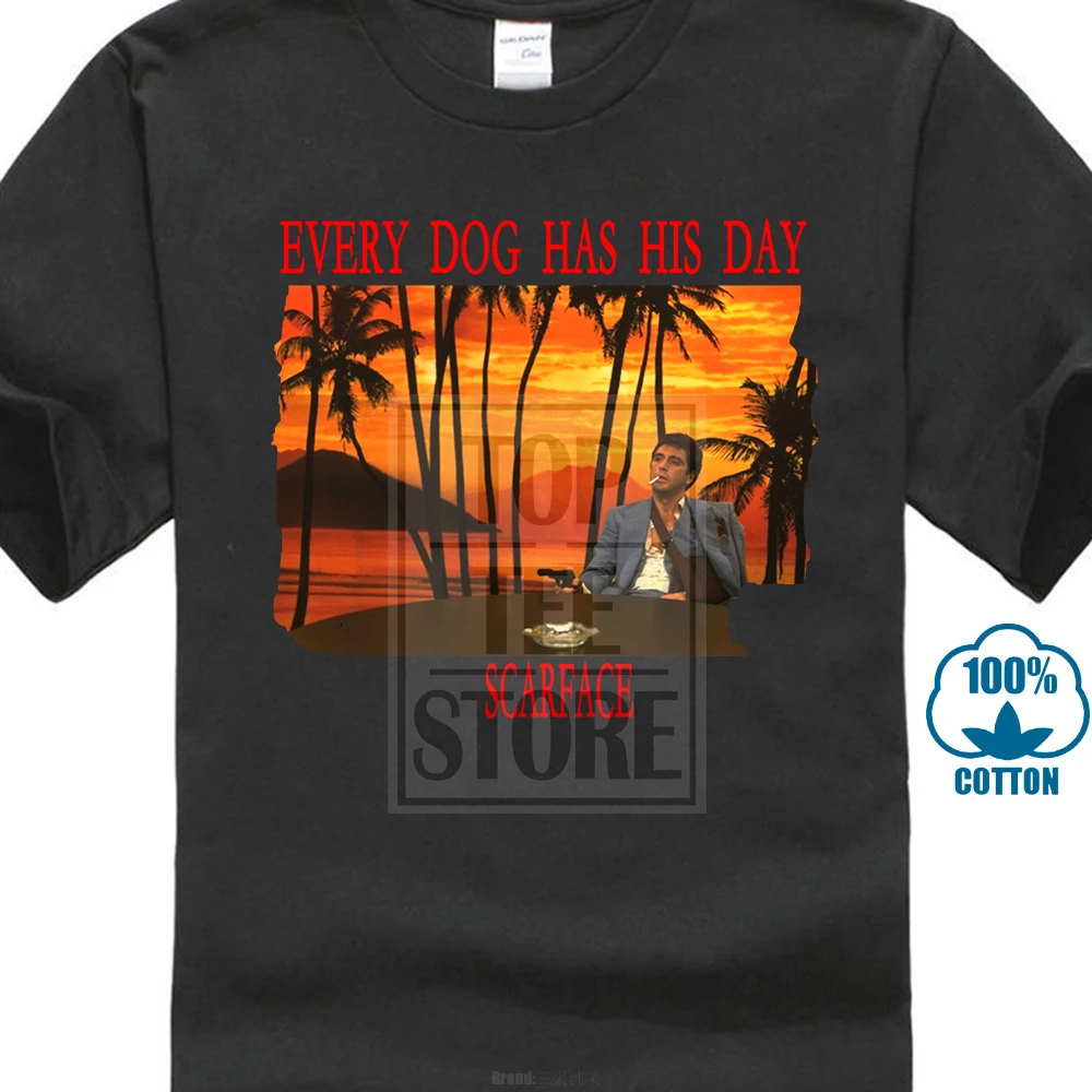 Scarface Movie Tony Montana Every Dog Has His Day Adult T Shirt All Size S To 4Xl
Scarface Movie Tony Montana Every Dog Has His Day Adult T Shirt All Size S To 4Xl