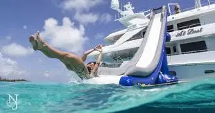 Yacht Used Water Park Slide , Water Slide Boat , Inflatable Yacht floating Water Slide for summer season with factory price
Yacht Used Water Park Slide , Water Slide Boat , Inflatable Yacht floating Water Slide for summer season with factory price