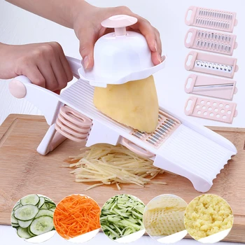 Vegetable Cutter Carrot Peeler Grater Vegetables Shredders With 5 Blade Multifunction Kitchen Manual Onion Slicer Kitchen Tools
Vegetable Cutter Carrot Peeler Grater Vegetables Shredders With 5 Blade Multifunction Kitchen Manual Onion Slicer Kitchen Tools