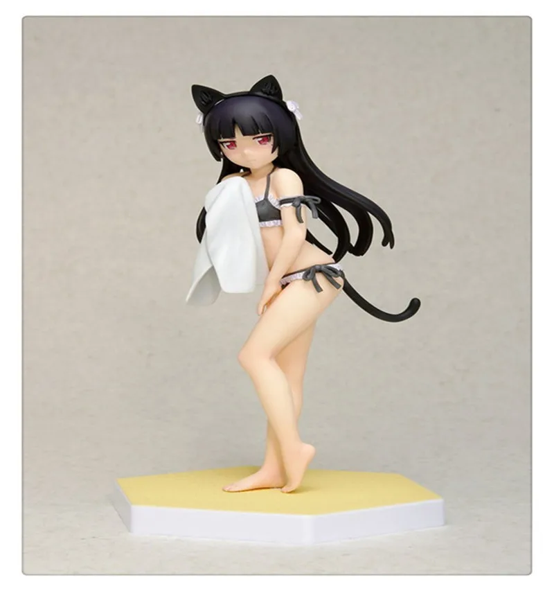15CM pvc sexy Japanese anime figure Gokou Ruri Gokou Ruri kuro neko black Swimsuit Bikini action figure collectible model toys
15CM pvc sexy Japanese anime figure Gokou Ruri Gokou Ruri kuro neko black Swimsuit Bikini action figure collectible model toys