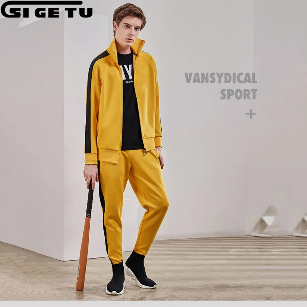 2019 Winter Men Sports / Running / Fitness Set Stretch Wicking Breathable Zipper Cardigan Trousers Simple Standing Collar Suit
2019 Winter Men Sports / Running / Fitness Set Stretch Wicking Breathable Zipper Cardigan Trousers Simple Standing Collar Suit