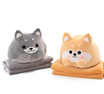 Cute Dog plush Toy Shiba Inu Shape Stuffed Pillow Animal 2 In 1 Cushion With Blanket Birthday Gift Baby Kids Toy
Cute Dog plush Toy Shiba Inu Shape Stuffed Pillow Animal 2 In 1 Cushion With Blanket Birthday Gift Baby Kids Toy