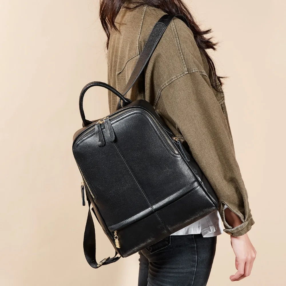 2019 New Women Backpack Genuine Leather School Bags for Teenage Girls Casual Large Capacity Multi Shoulder Bag Vintage Purse
2019 New Women Backpack Genuine Leather School Bags for Teenage Girls Casual Large Capacity Multi Shoulder Bag Vintage Purse