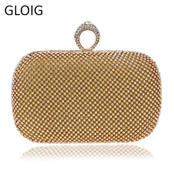 GLOIG Finger Ring Diamonds Women Evening Bags Female Rhinestones Lady's Handbags Chain Shoulder Purse/Evening Bag
GLOIG Finger Ring Diamonds Women Evening Bags Female Rhinestones Lady's Handbags Chain Shoulder Purse/Evening Bag