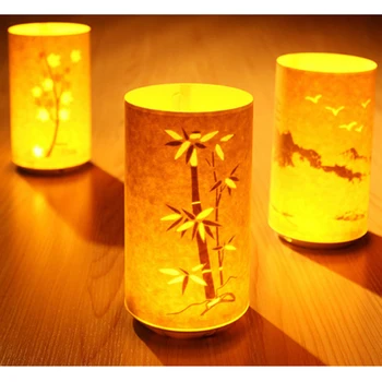 new Parchment bedside lamps paper carving infrared remote control induction lamp DIY romantic carved hollow bed creative light
new Parchment bedside lamps paper carving infrared remote control induction lamp DIY romantic carved hollow bed creative light