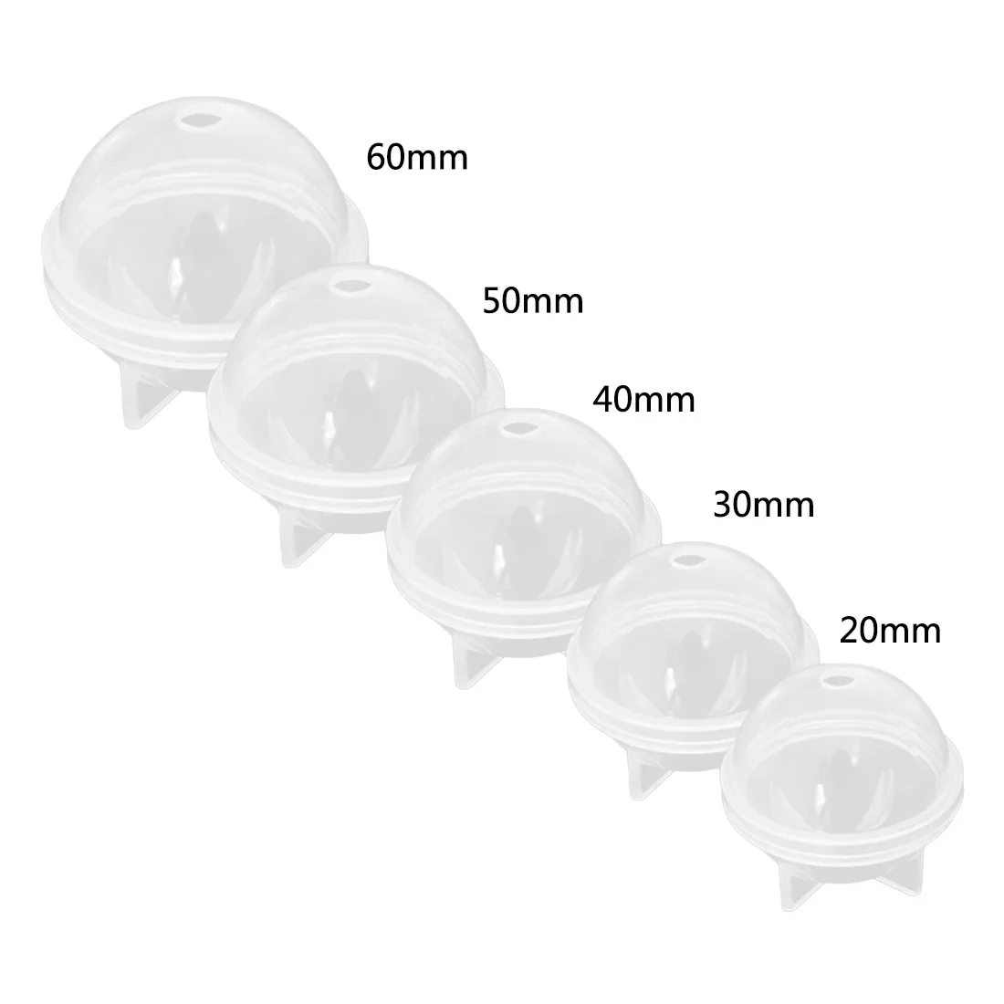 20mm-60mm Stereo Spherical Silicone Mold Jewelry Making DIY Balls Resin Decoration Crafts Cake Decorating Tools
20mm-60mm Stereo Spherical Silicone Mold Jewelry Making DIY Balls Resin Decoration Crafts Cake Decorating Tools