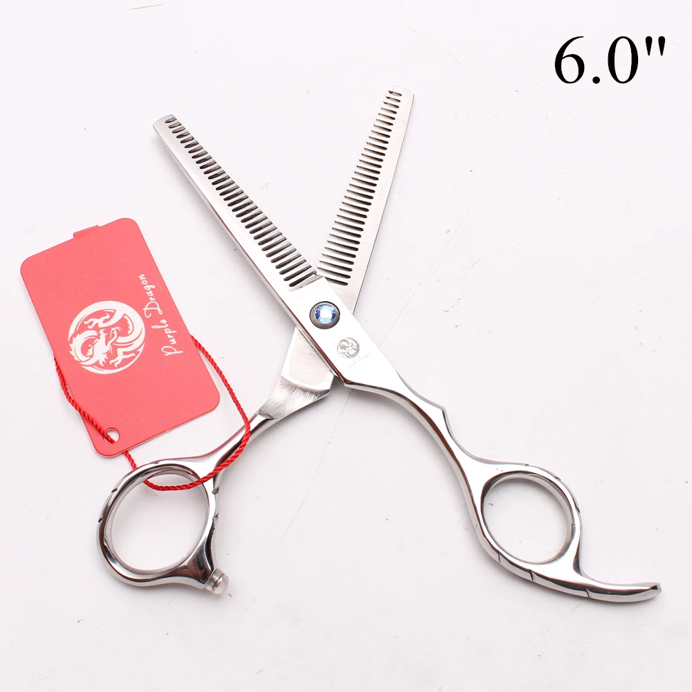 6" 17.5cm Purple Dragon Thinning Scissors Double Side Teeth Hairdresser's Scissors Styling Tool Professional Hair Scissors Z2001
6" 17.5cm Purple Dragon Thinning Scissors Double Side Teeth Hairdresser's Scissors Styling Tool Professional Hair Scissors Z2001