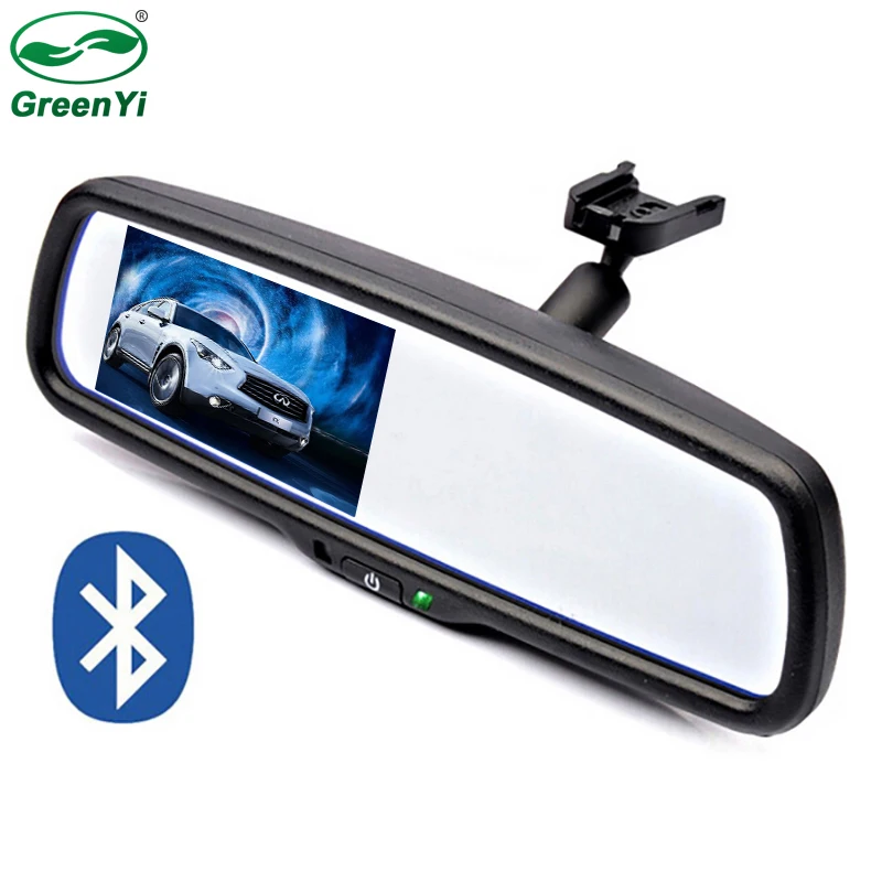 GreenYi Special Bracket 4.3 Inch Car Rear View Mirror Bracket Monitor Bluetooth Kit For VW Audi Kia Hyundai With 2 Video Input
GreenYi Special Bracket 4.3 Inch Car Rear View Mirror Bracket Monitor Bluetooth Kit For VW Audi Kia Hyundai With 2 Video Input