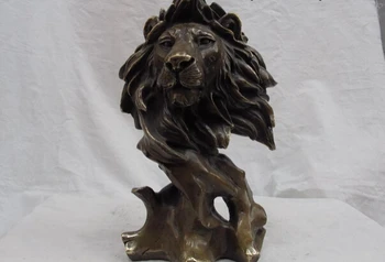 song voge gem S1082 11 Chinese Folk Refined Copper Bronze Foo Dog Lion Head Art Statue
song voge gem S1082 11 Chinese Folk Refined Copper Bronze Foo Dog Lion Head Art Statue