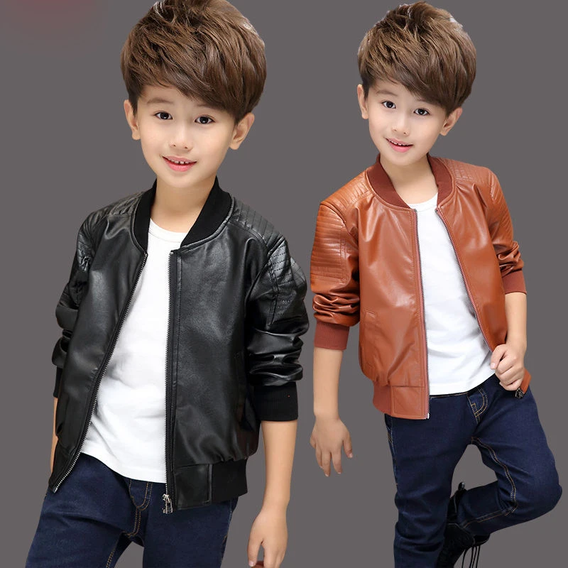 INS hot Baby Boys PU Jackets 1-13 year old Threaded round neck jacket autumn and winter plus velvet thickening all season
INS hot Baby Boys PU Jackets 1-13 year old Threaded round neck jacket autumn and winter plus velvet thickening all season