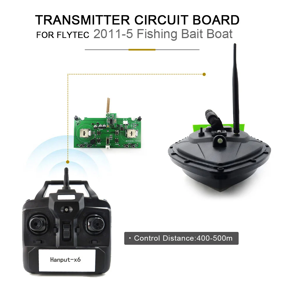 Transmitter Circuit Board for Flytec 2011-5 1.5kg Loading Remote Control Fishing Bait RC Boat
Transmitter Circuit Board for Flytec 2011-5 1.5kg Loading Remote Control Fishing Bait RC Boat