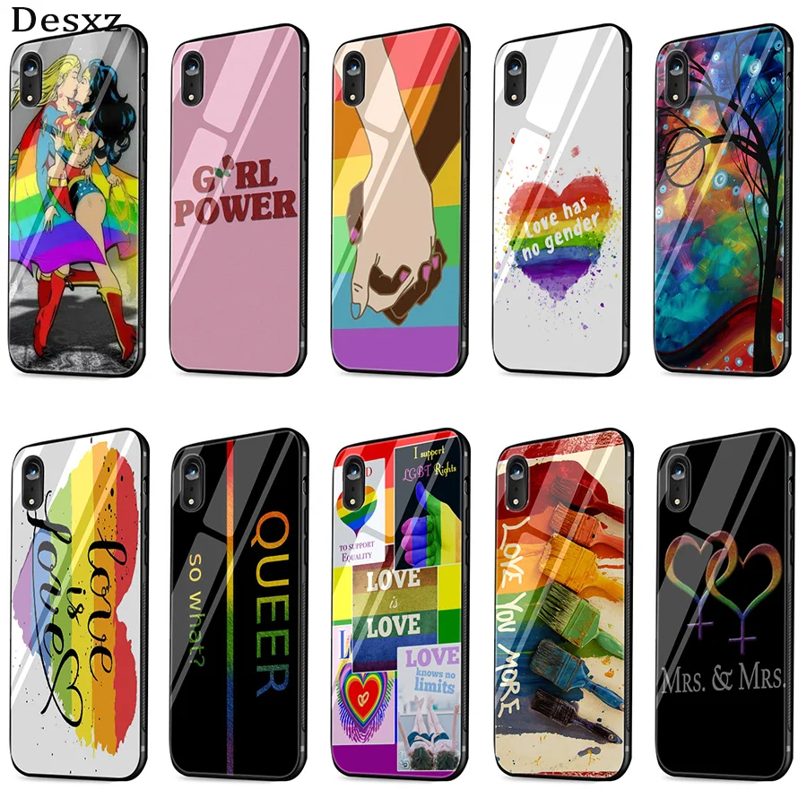 Gay Lesbian LGBT Rainbow Pride ART Glass Case Phone For Huawei Honor P Smart P30 P20 Mate 20 10 Lite Pro Y6 Y9 7A 8X Cover
Gay Lesbian LGBT Rainbow Pride ART Glass Case Phone For Huawei Honor P Smart P30 P20 Mate 20 10 Lite Pro Y6 Y9 7A 8X Cover