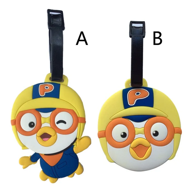 2017 New Cute ID Luggage Tags Creative Cartoon Pororo Silicone Suitcase/Handbag Label Tag Little Penguin PVC Travel Accessories
2017 New Cute ID Luggage Tags Creative Cartoon Pororo Silicone Suitcase/Handbag Label Tag Little Penguin PVC Travel Accessories
